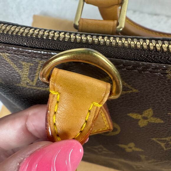 Louis Vuitton Monogram Alma PM Top Handle Bag Purse Handbag Classic Luxury - Picture 11 of 16